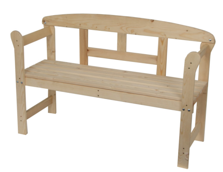 massiv Friesenbank Parkbank Gartenbank Garten Holz Bank