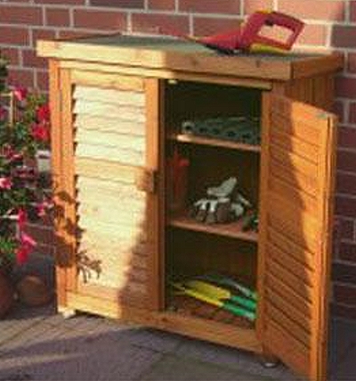 Leco Gartenschrank Geräteschrank Garten Holz Aufbewahrung Schrank