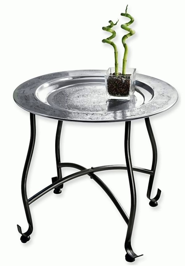Orientalischer Beistelltisch Metall Alu Tablett 40cm Tisch Orientalischer Beistelltisch Metall Alu Tablett 40cm Tisch