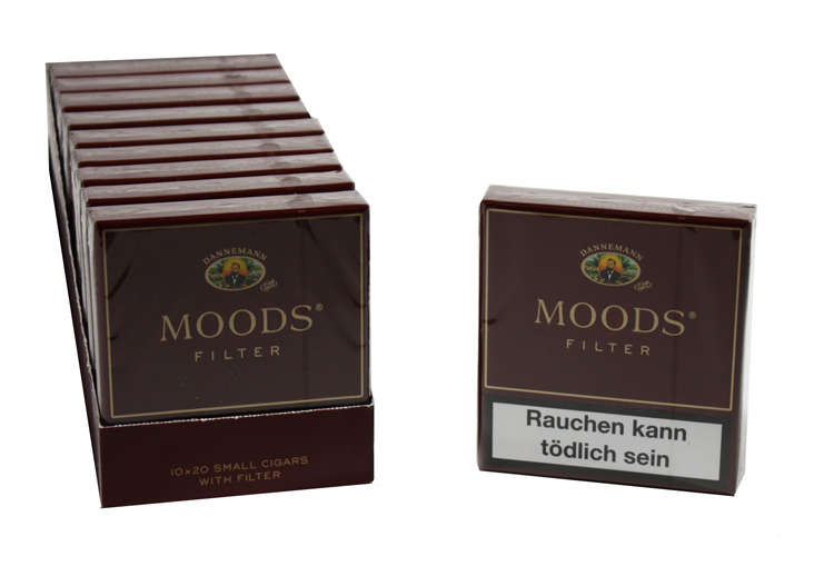 200x Dannemann Moods Zigarillos mit Filter Tabak eBay
