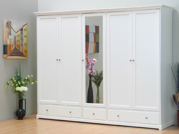 ~ Details zu Kleiderschrank Schrank Nice 5trg mit Spiegel weiss Neu Kleiderschrank Weiß Spiegel Günstig ~ Details zu Kleiderschrank Schrank Nice 5trg mit Spiegel weiss Neu