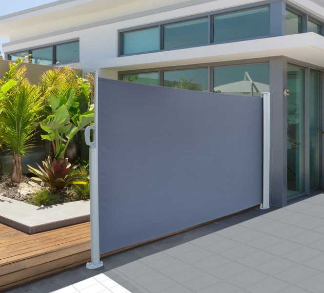 Seitenmarkise 160x300cm Alu Seitenwandmarkise Markise Windschutz