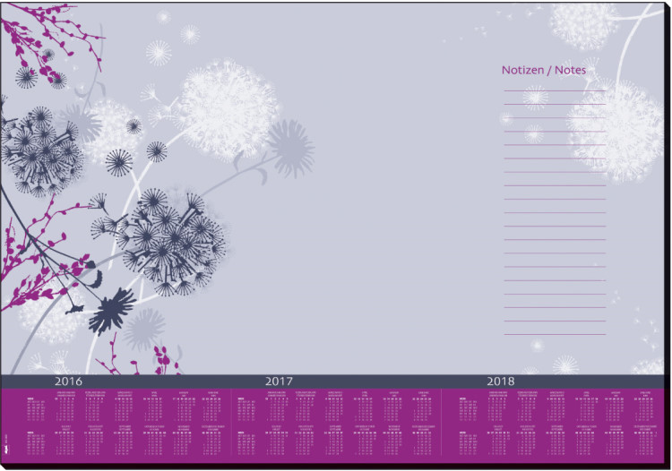 Sigel Papier Kalender Schreibunterlage Schreibtischunterlage Auflage 