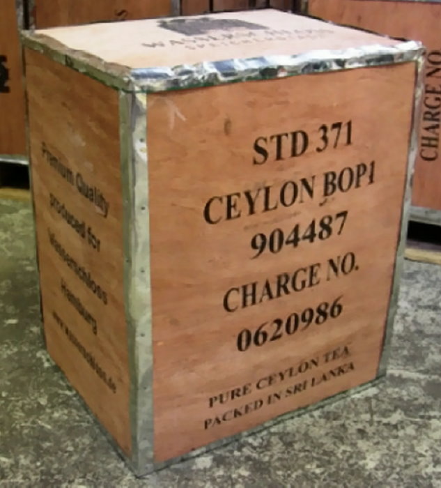 Original Teekiste 60cm Holz Kiste Beistell Tisch Loft Möbel Übersee 5